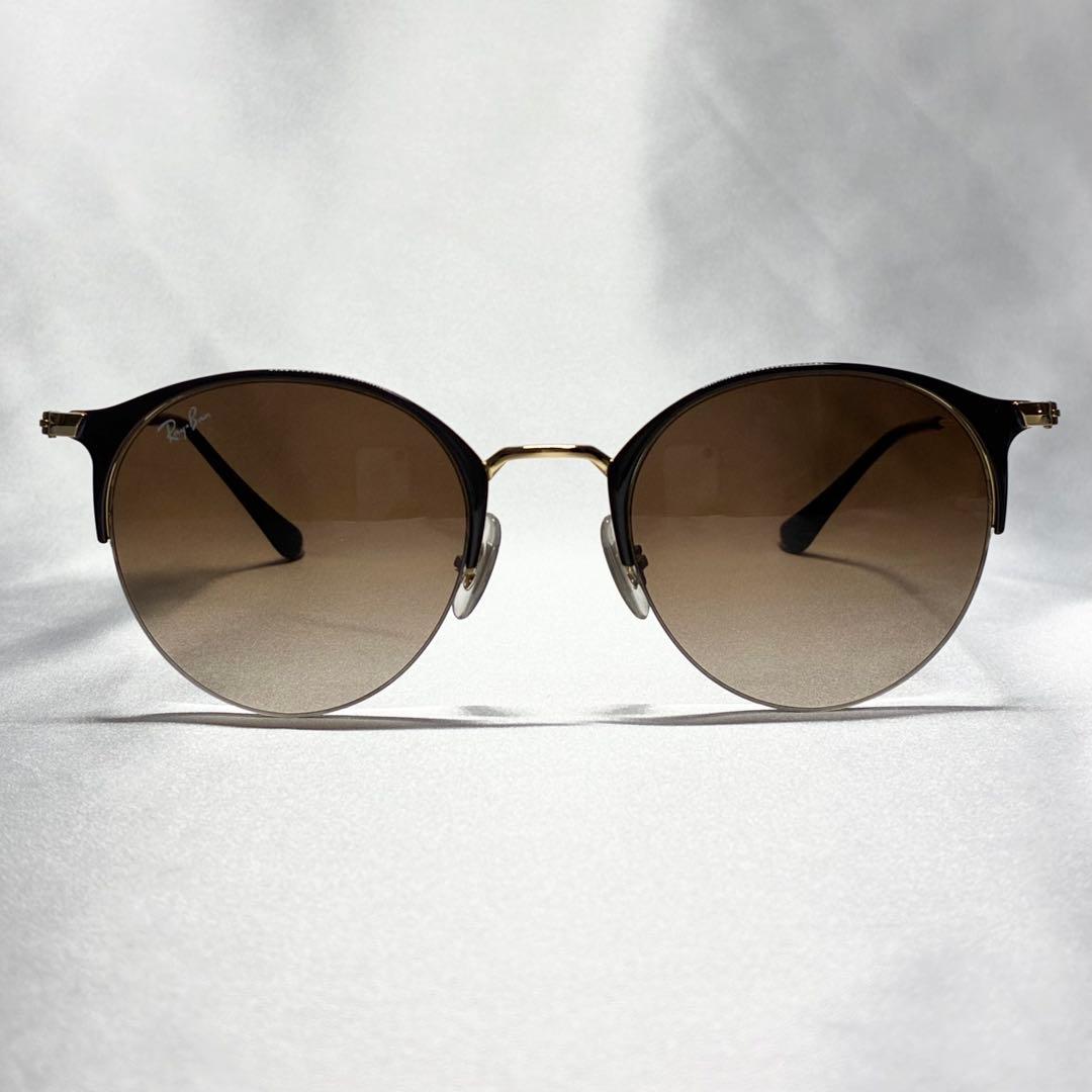 RB3578 レイバン サングラス クラブマスター ラウンド ブラウン 茶色 丸