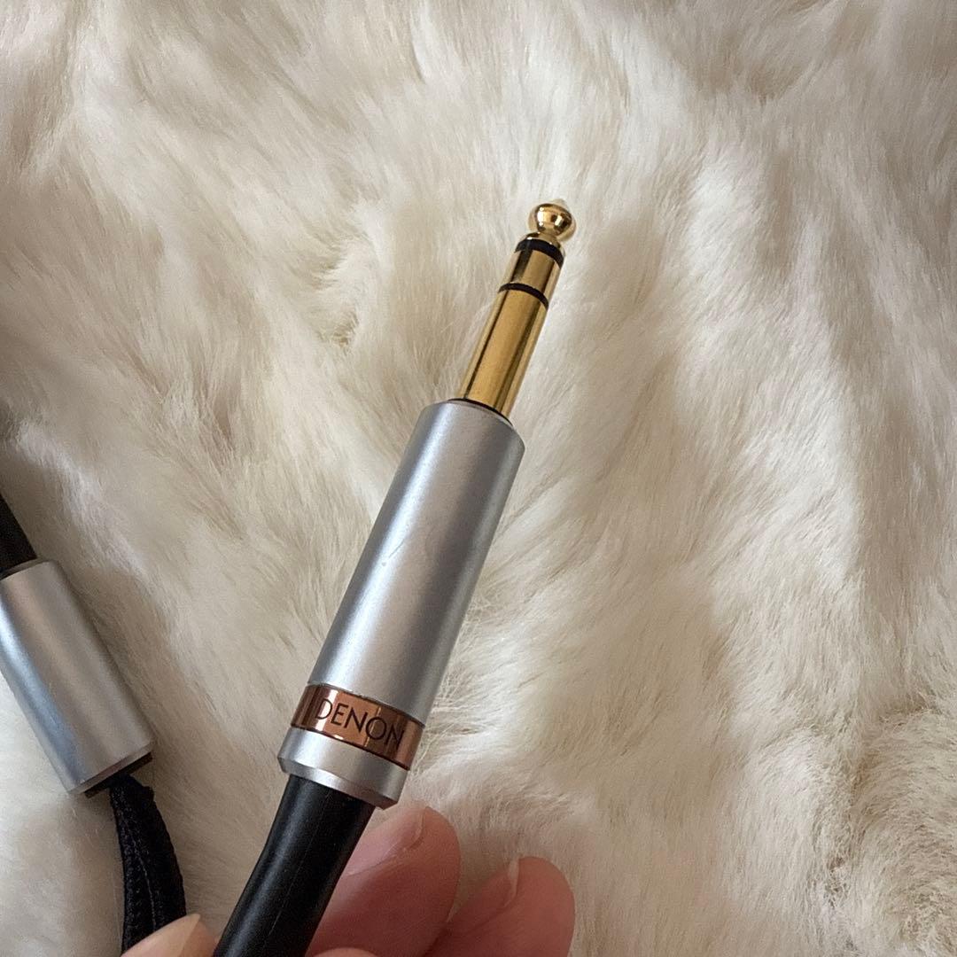 DENON 有線ヘッドホン ウッドデザイン