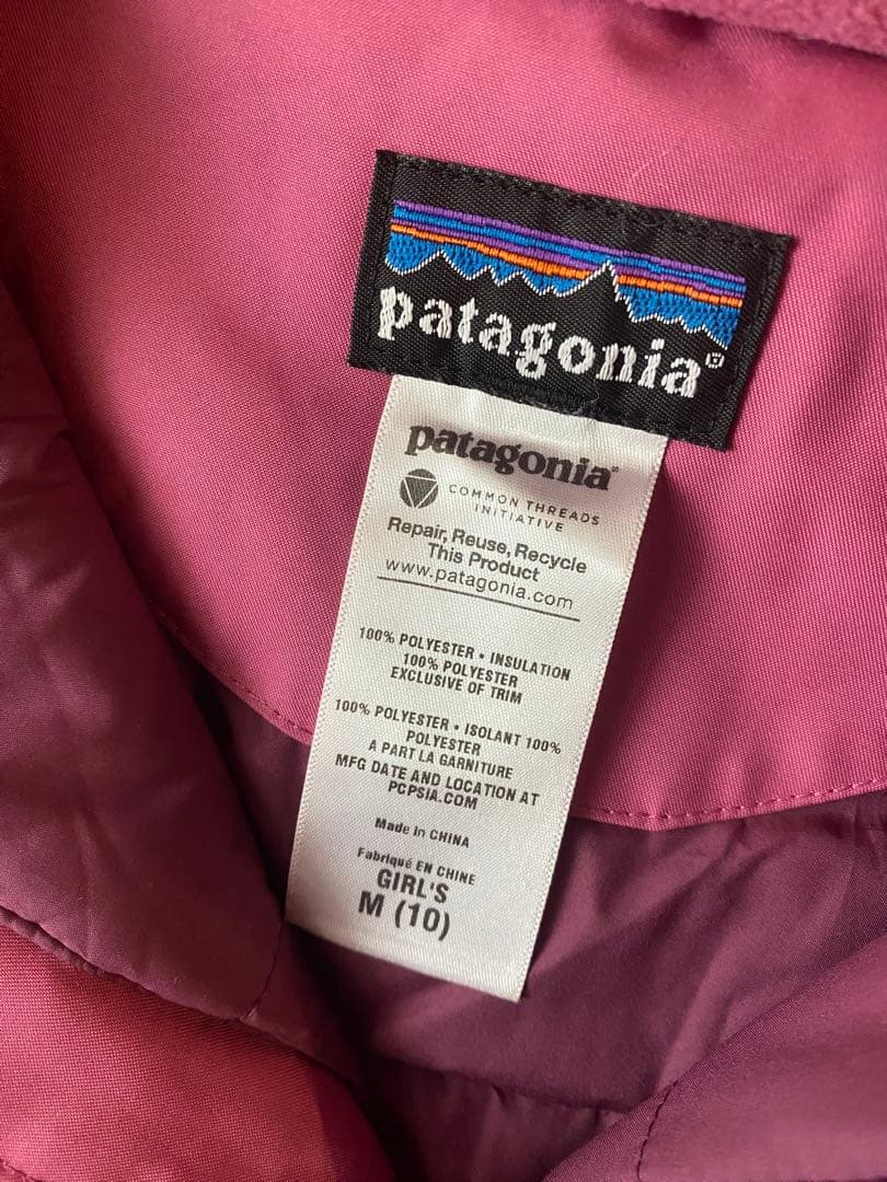 tmkmai様　Patagonia スキーウェア　kids mサイズ　ピンク
