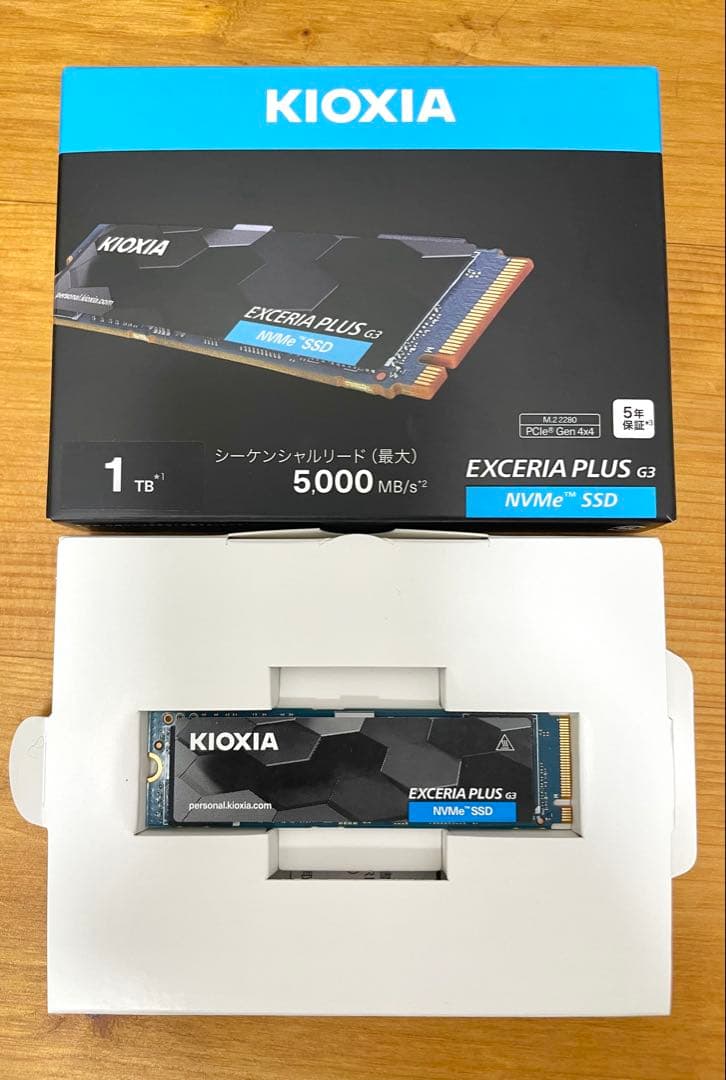 使用少 KIOXIA EXCERIA PLUS G3 1TB NVMe SSD