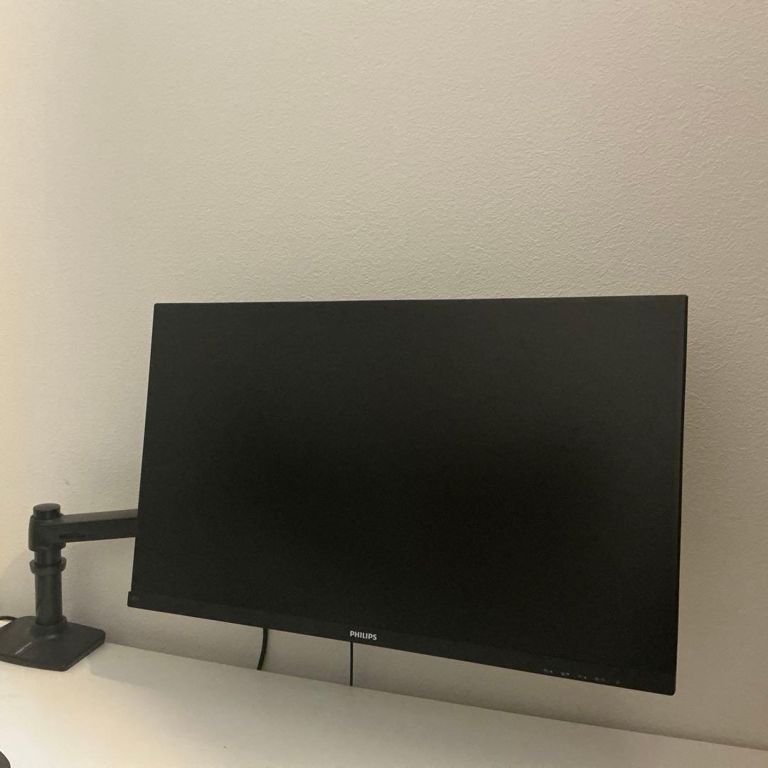 エルゴトロン(OEM)モニターアーム付き！PHILIPS 27インチ271E1