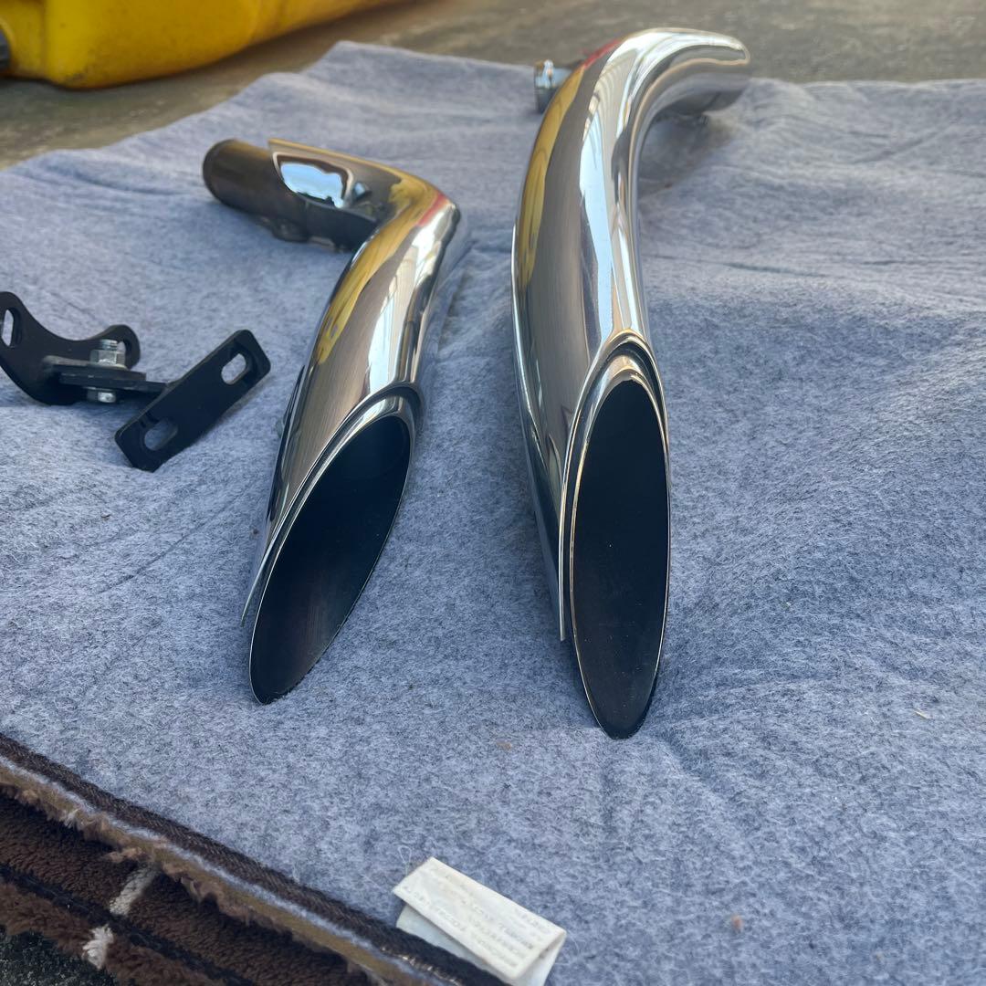 バッサーニ Radial Sweepers マフラー クローム/ブレイクアウト