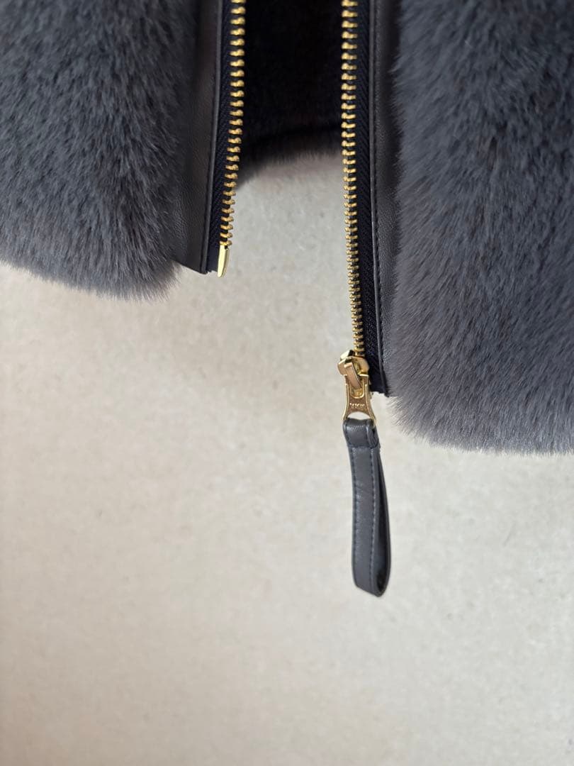 タイムセール　 NOLLEY'S エコファー×ムートンジャケット