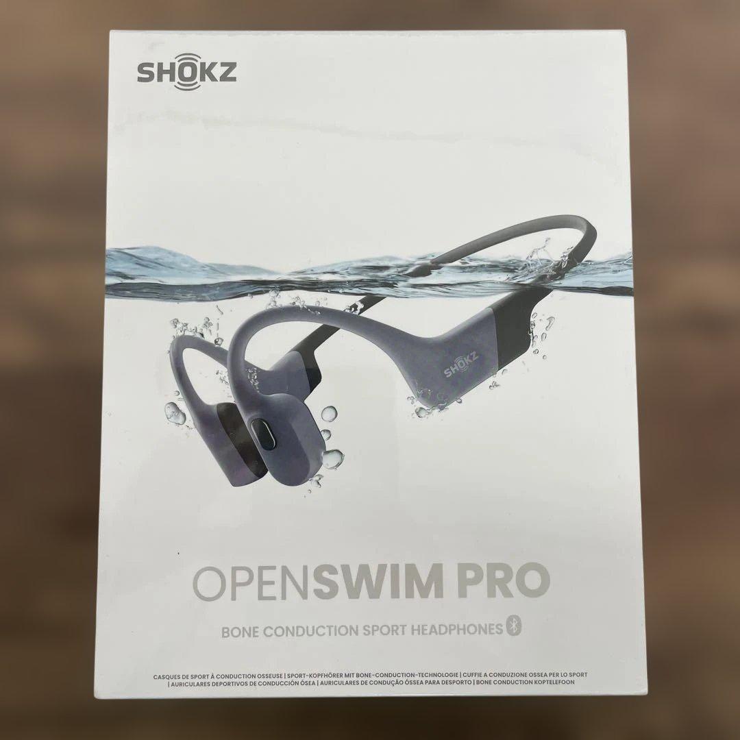 262056 Shokz OpenSwim Pro骨伝導イヤホン 水泳用グレー