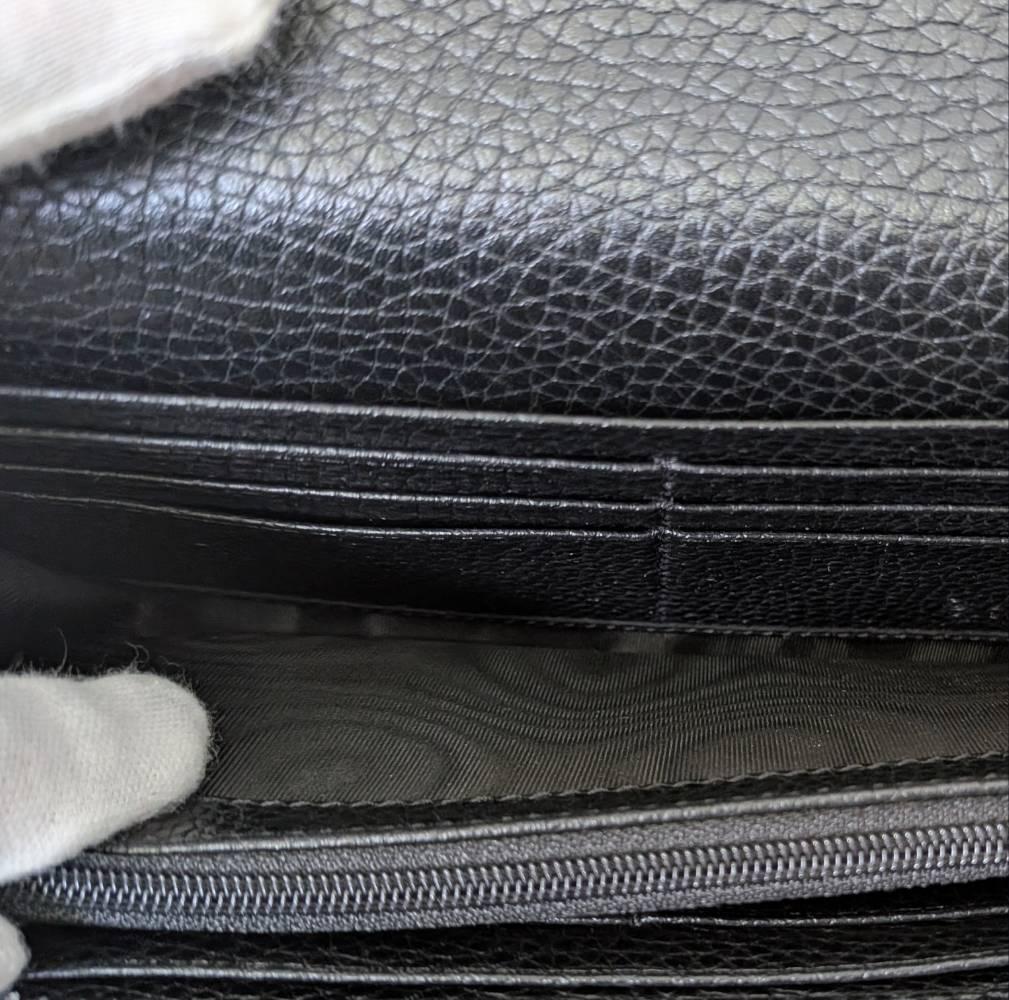 【極美品】GUCCI グッチ ソーホー 長財布 ブラック 箱 袋付