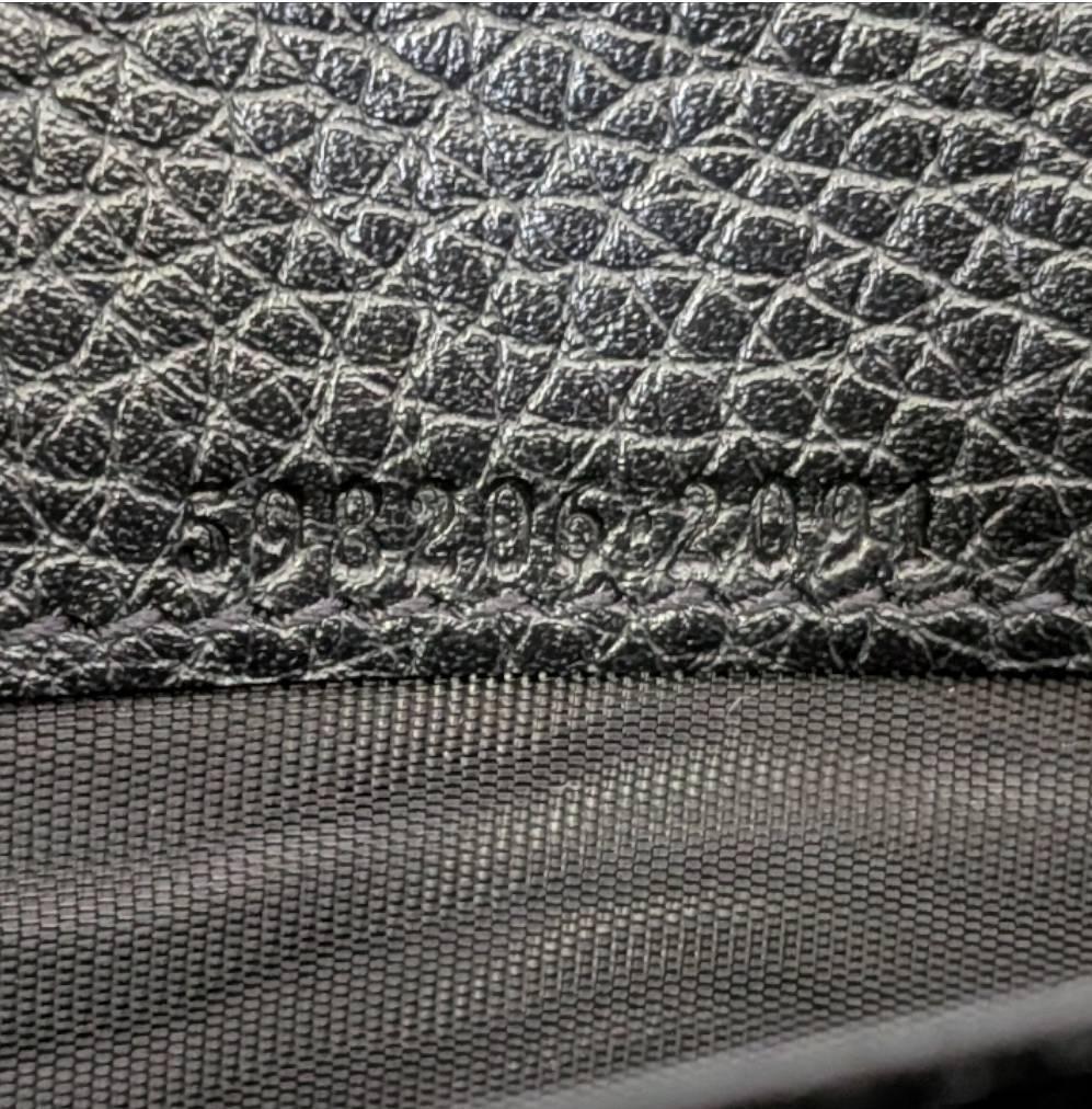 【極美品】GUCCI グッチ ソーホー 長財布 ブラック 箱 袋付