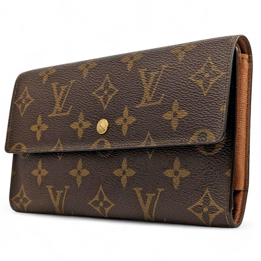 外観美 ルイヴィトン モノグラム ポルトトレゾール インターナショナル 968