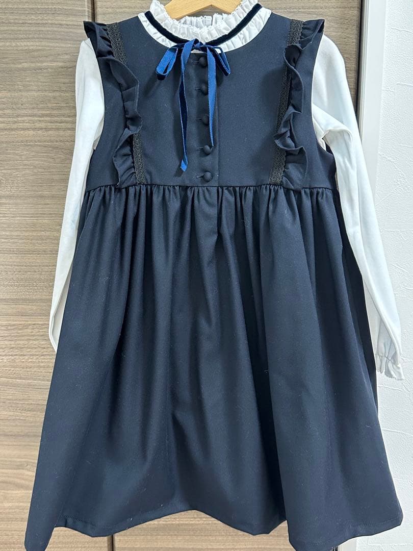 サンサカエプチ　フォーマル　ワンピース　ブラウスセット