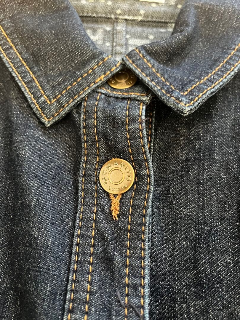 タグ付新品　MORABITO BLANAC モラビトブラン　デニムブラウス