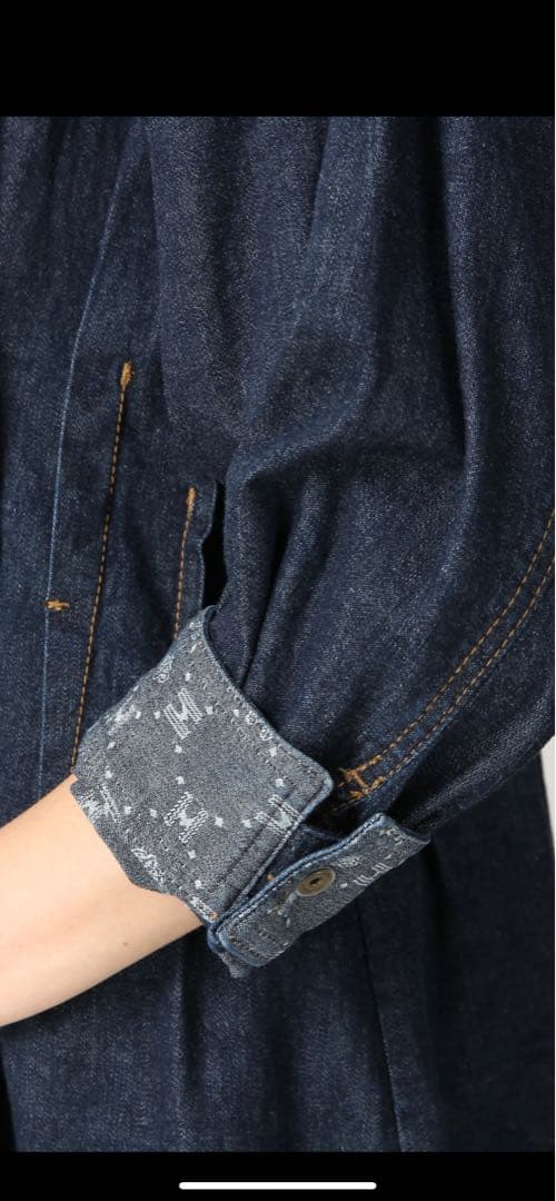 タグ付新品　MORABITO BLANAC モラビトブラン　デニムブラウス