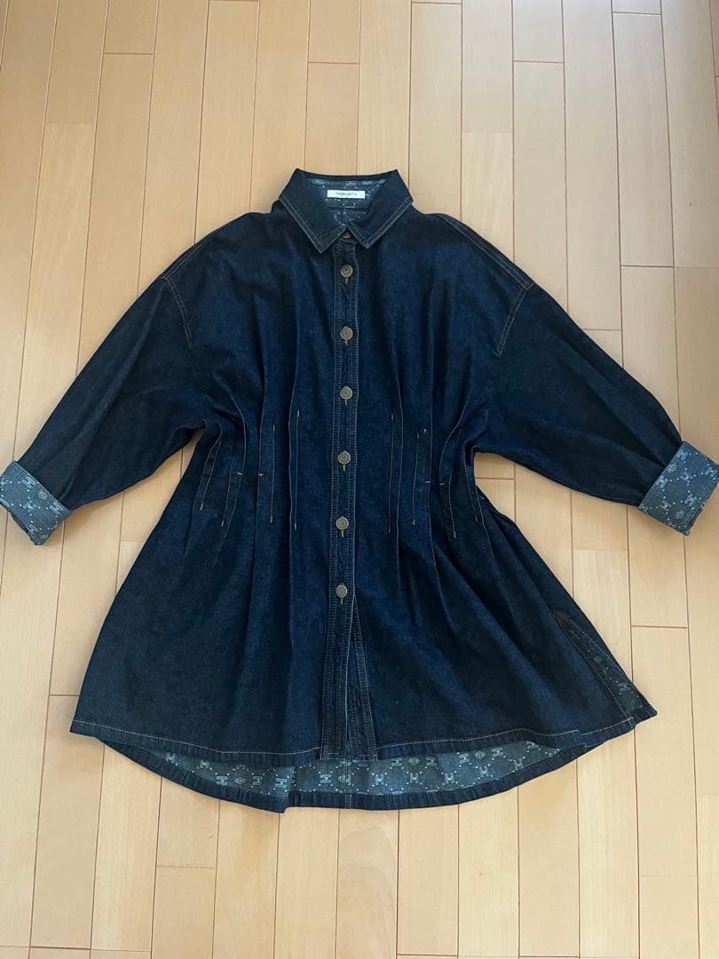 タグ付新品　MORABITO BLANAC モラビトブラン　デニムブラウス