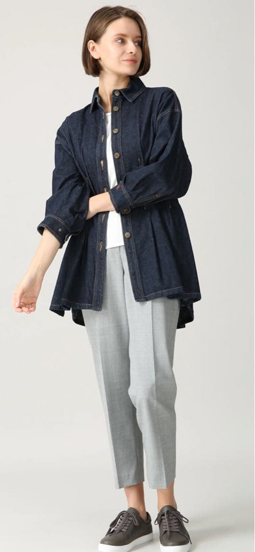 タグ付新品　MORABITO BLANAC モラビトブラン　デニムブラウス