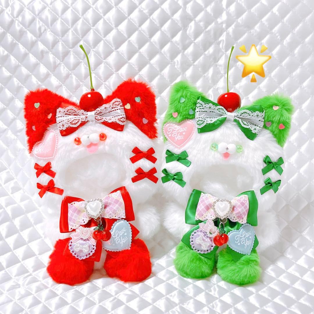 着ぐるみ ねこ おすわり ぬい服 12cm マスコット ちびぐるみ 195