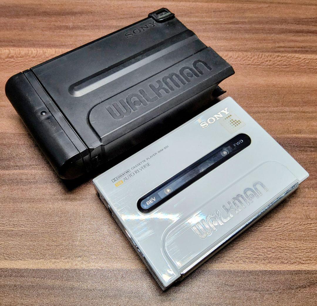【極美品 超レア！】SONY ウオークマン WM-501 ホワイト ジャンク