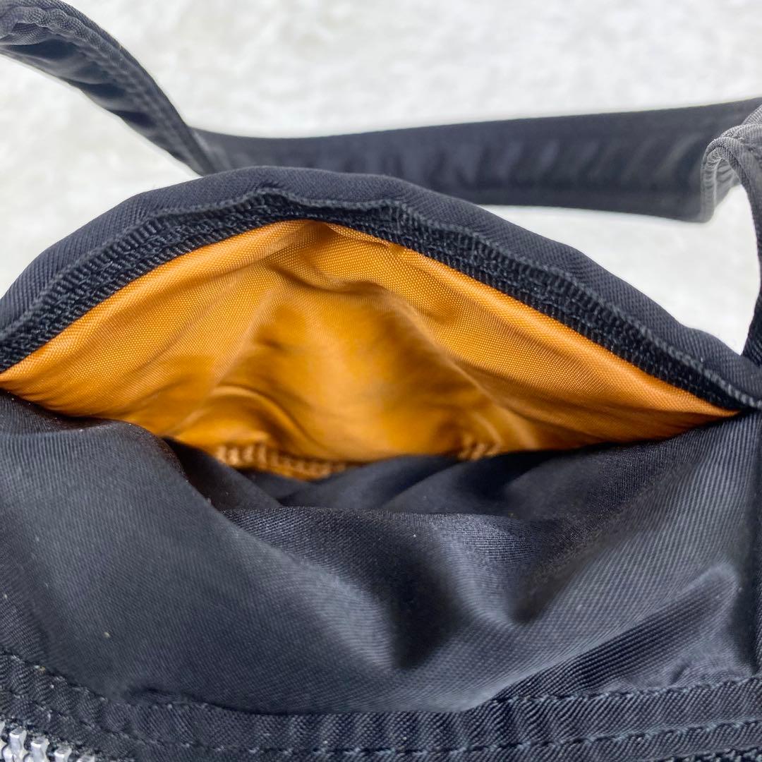 【ロゴ鮮明✨外観美品】POTER TANKER ミニボストン　ドラムバッグ　黒