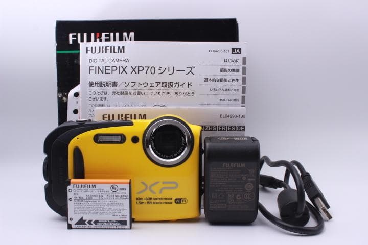 【美品】フジ FUJIFILM FinePix XP70 防水【動作確認済み】