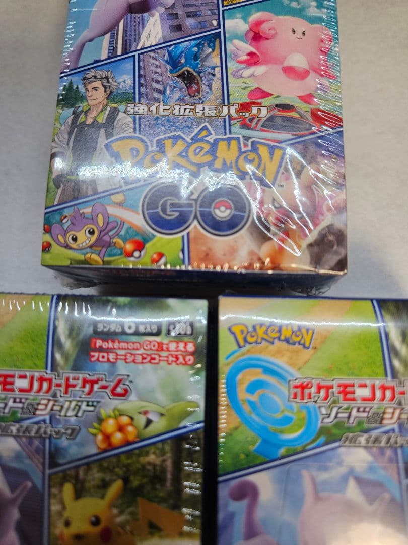 【新品未開封／シュリンク付き】ポケモンカード Pokémon GO正規品3BOX