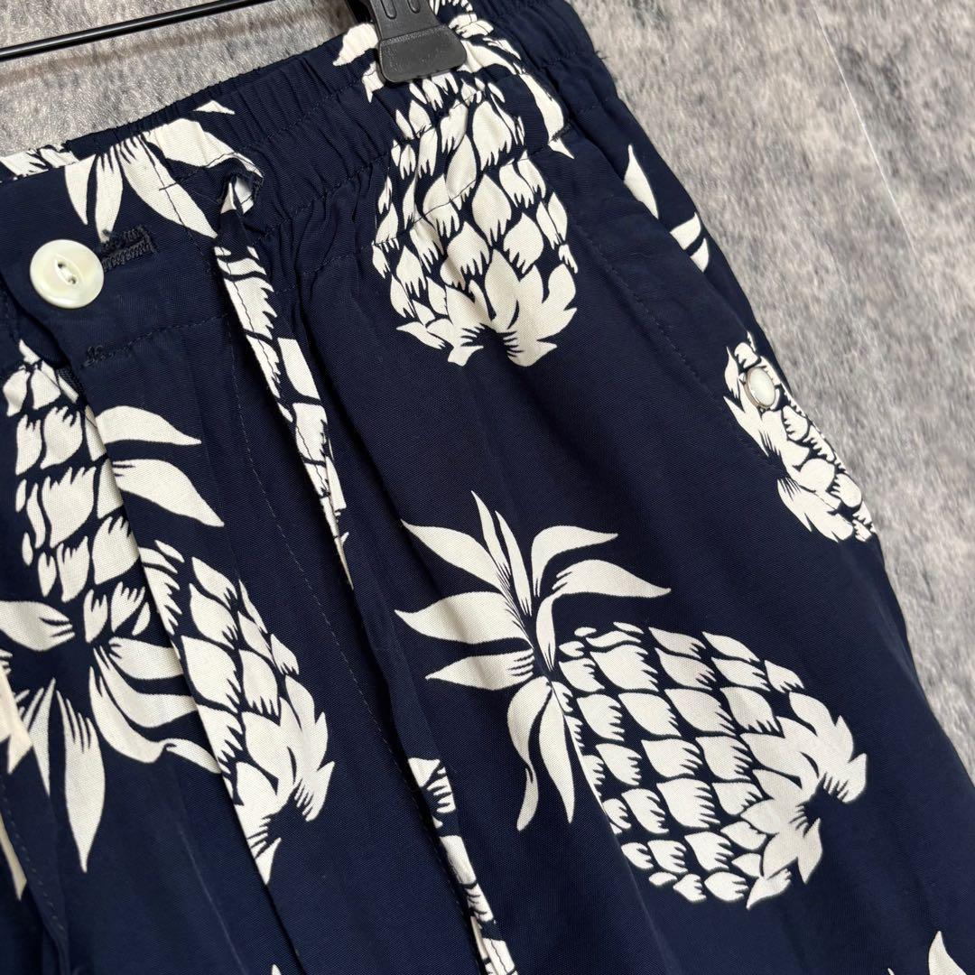 ニードルス　レーヨン　サテン　パイナップルパンツ