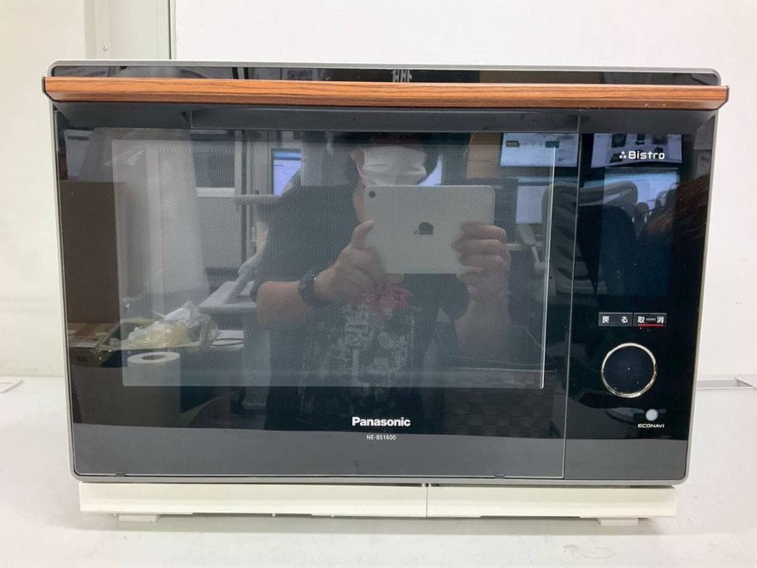 【完動品】Panasonic ビストロ オーブンレンジ NE-BS1600-W