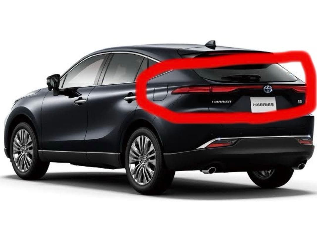 80ハリアー純正レッドテールランプ 4個セット