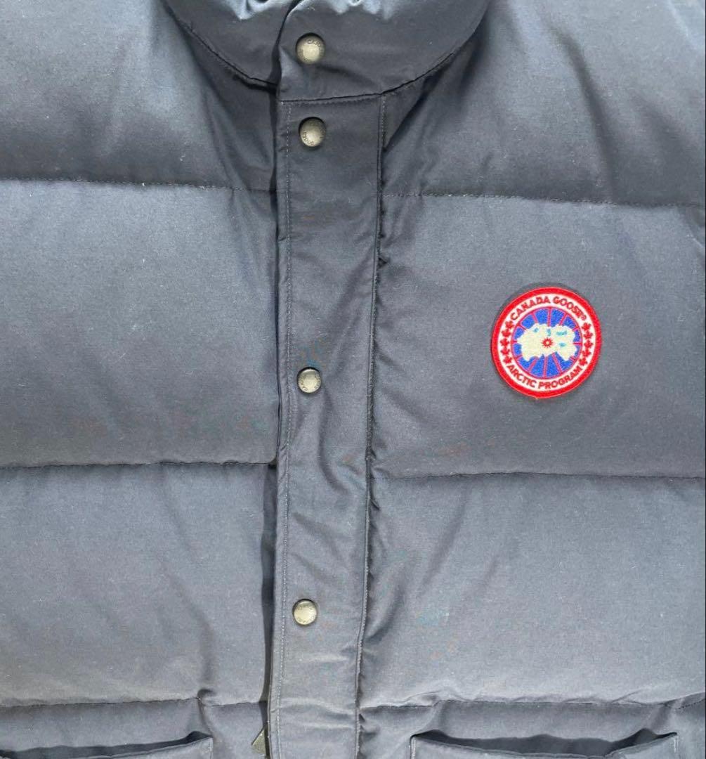   フリースタイル クルー ベスト ネイビー　サイズXL