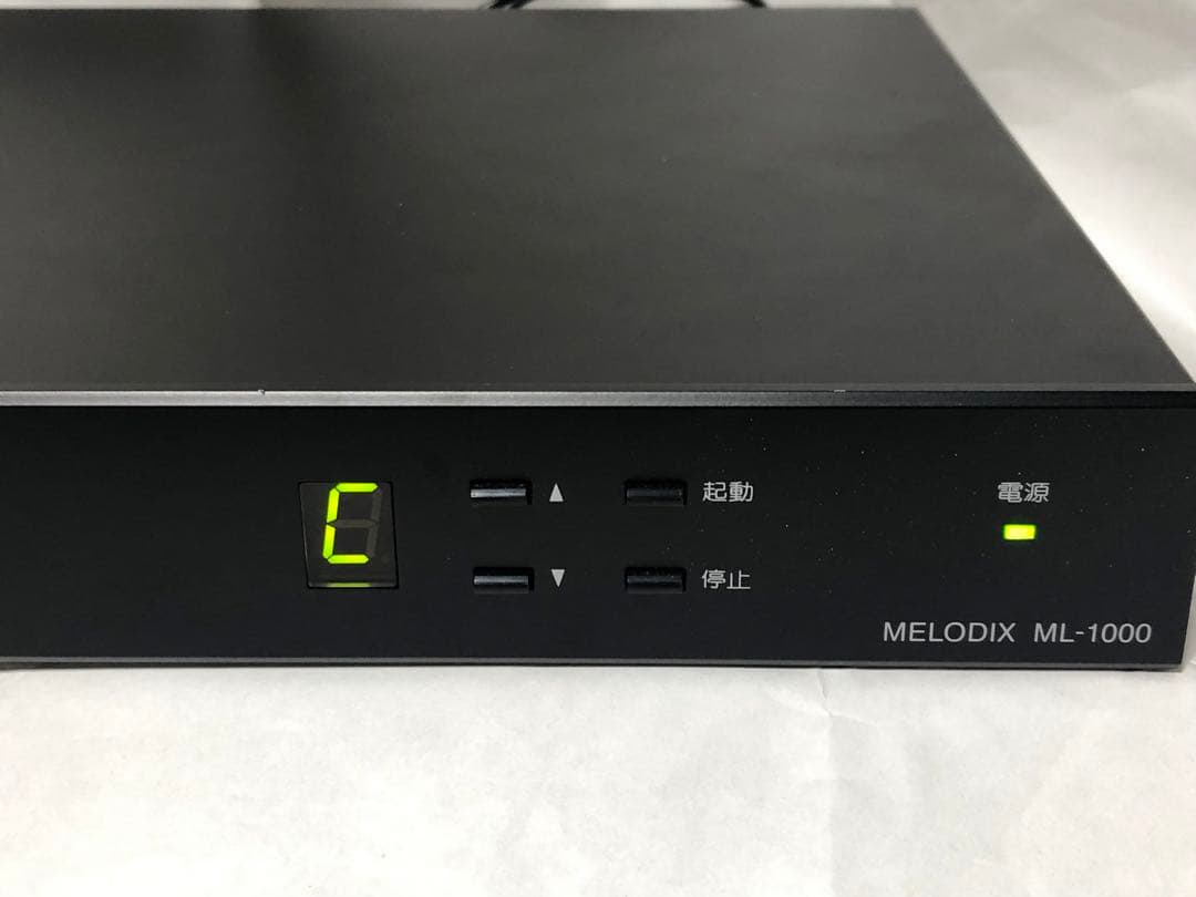 TOA メロディクス　ML-1000 店内放送　イベント　時報　校内放送　ライブ