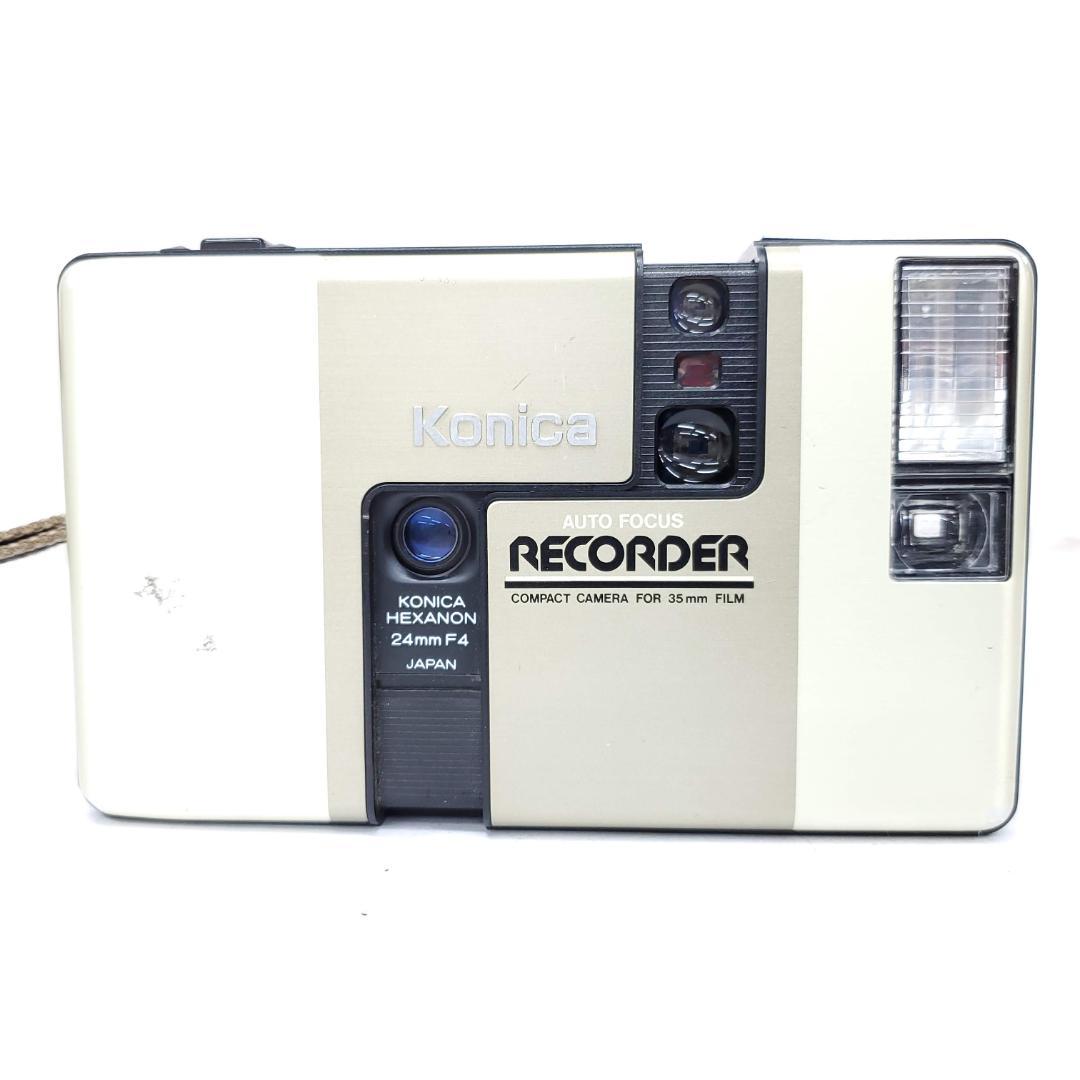 フィルムカメラ KONICA AUTO FOCUS RECORDER F1219-77-3v p