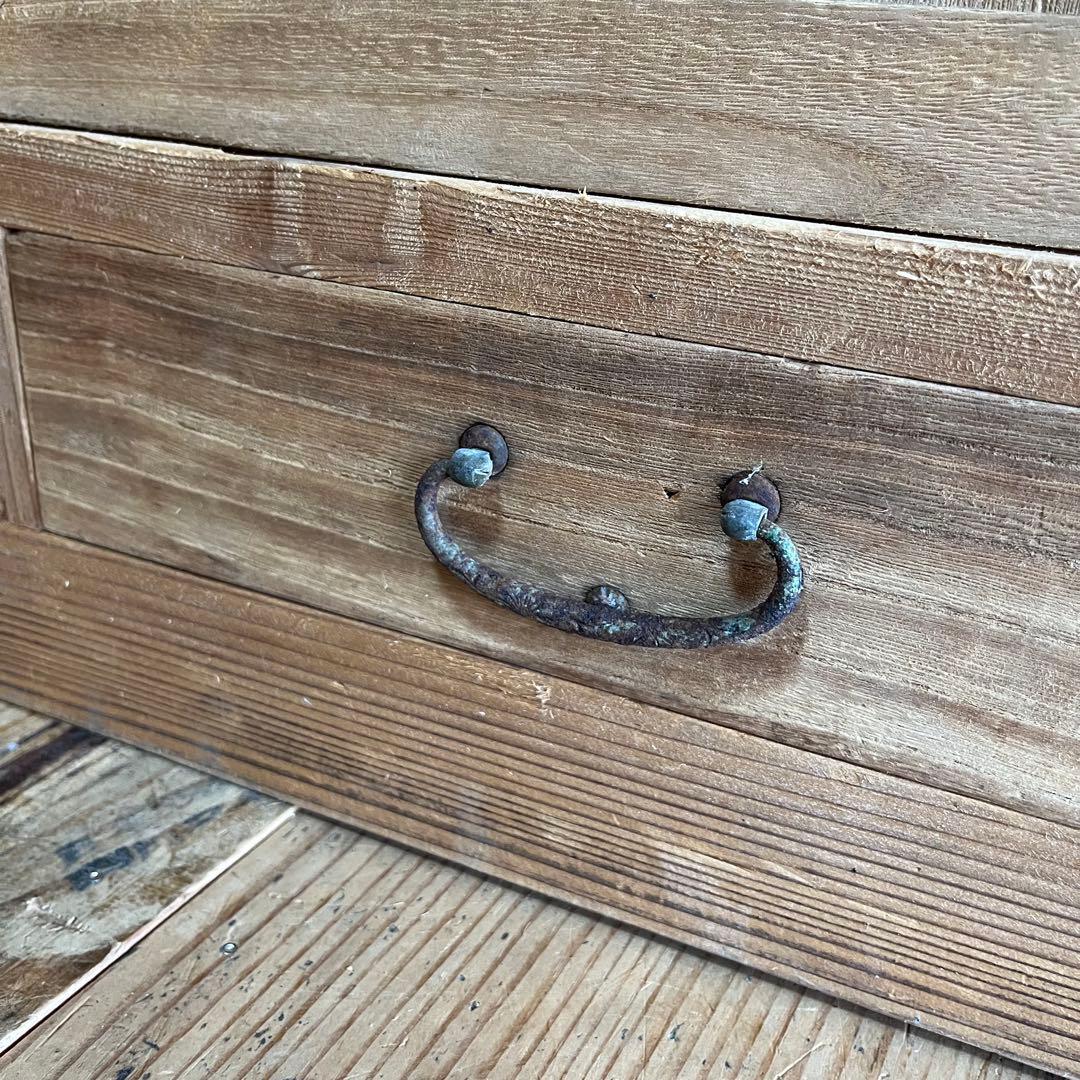 アンティーク チェスト 棚 無垢材 本棚 食器棚 z851