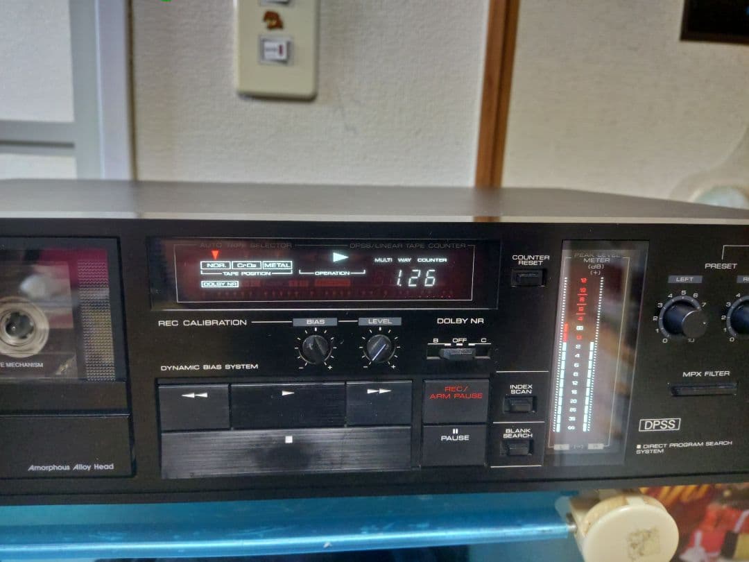 名機！ケンウッド　高級2ヘッドカセットデッキDPSS　KX-880D