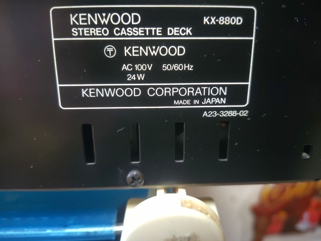 名機！ケンウッド　高級2ヘッドカセットデッキDPSS　KX-880D