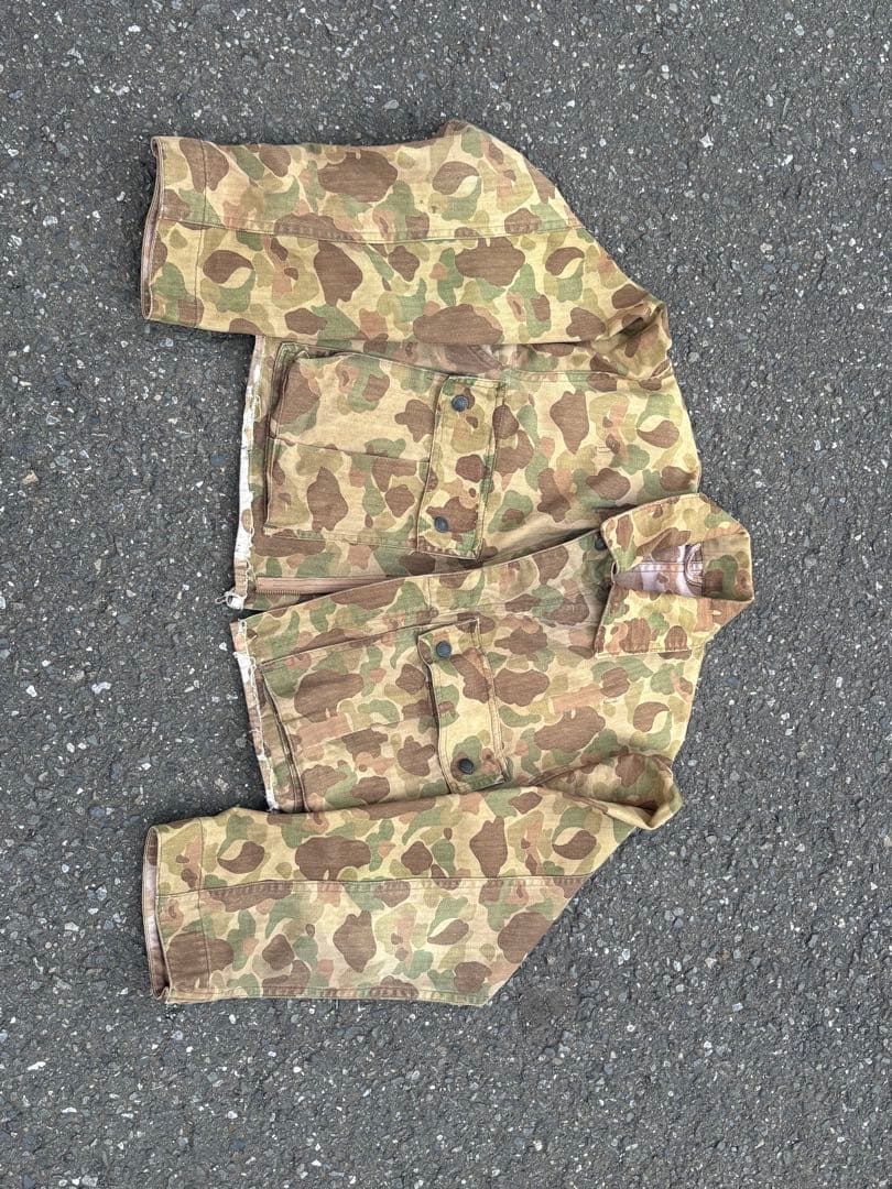 5*2様 40s フロッグスキンカモ ダックハンターカモ HBT ヘリンボーン