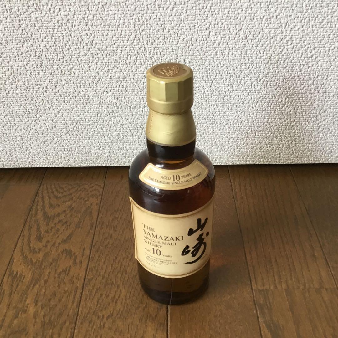 新品未開封　山崎　10年シングルモルトウイスキー350ml