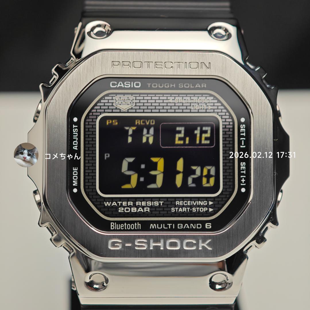 【未使用】カシオ G-SHOCK GMW-B5000-1JF