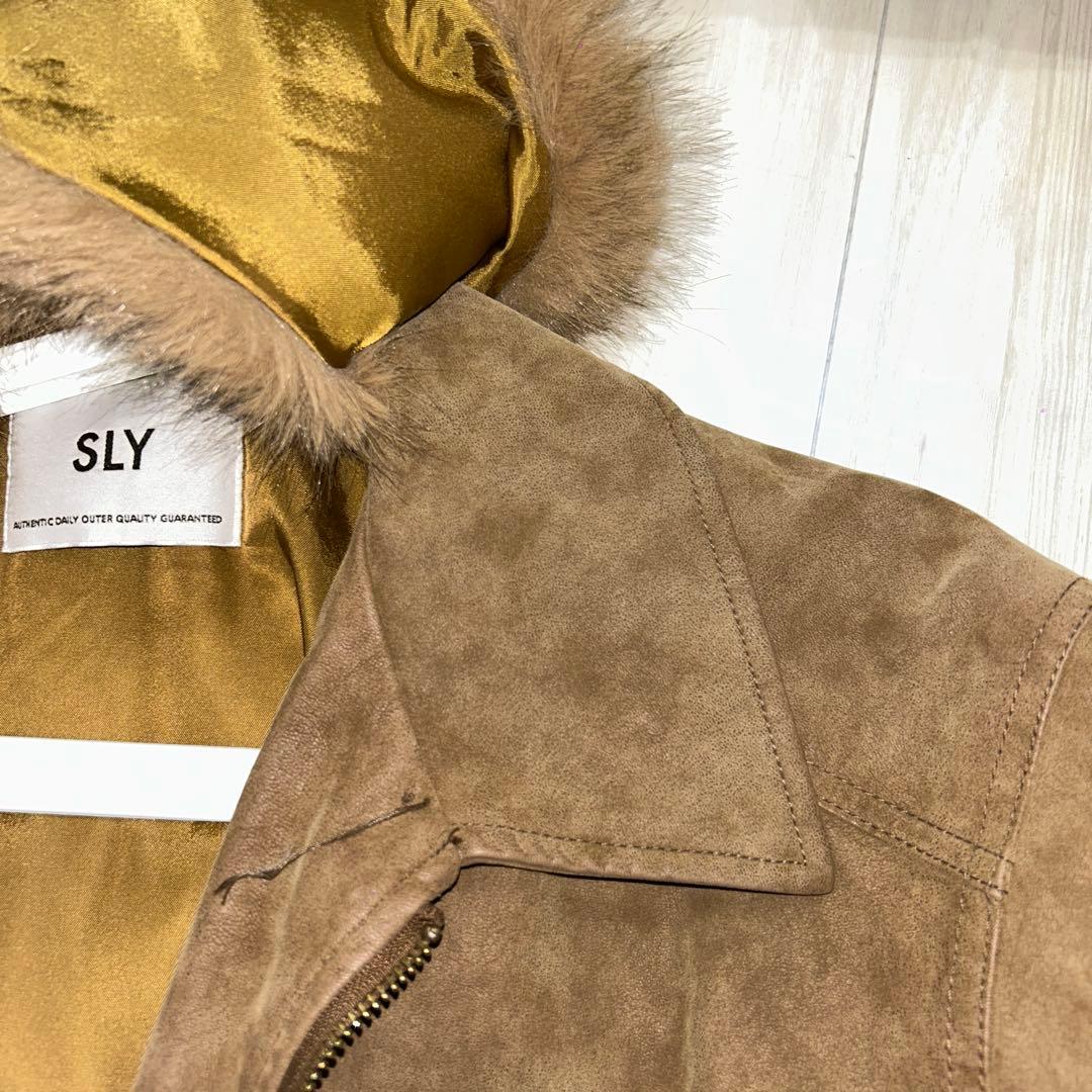 ブラウンファージャケット オーバーサイズ