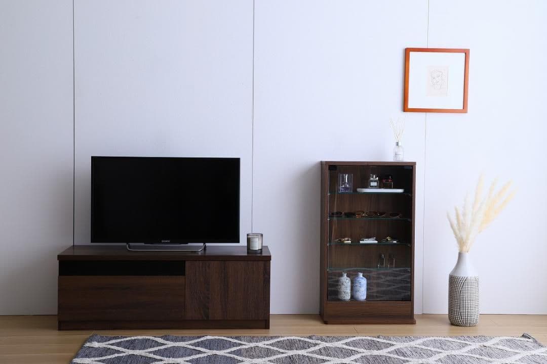 〇☆【幅46cm×奥行28cm】ブラウン コレクションケース