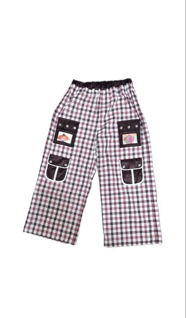 chopova lowena チェックパンツ