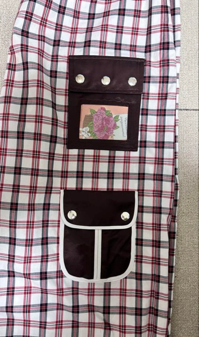 chopova lowena チェックパンツ