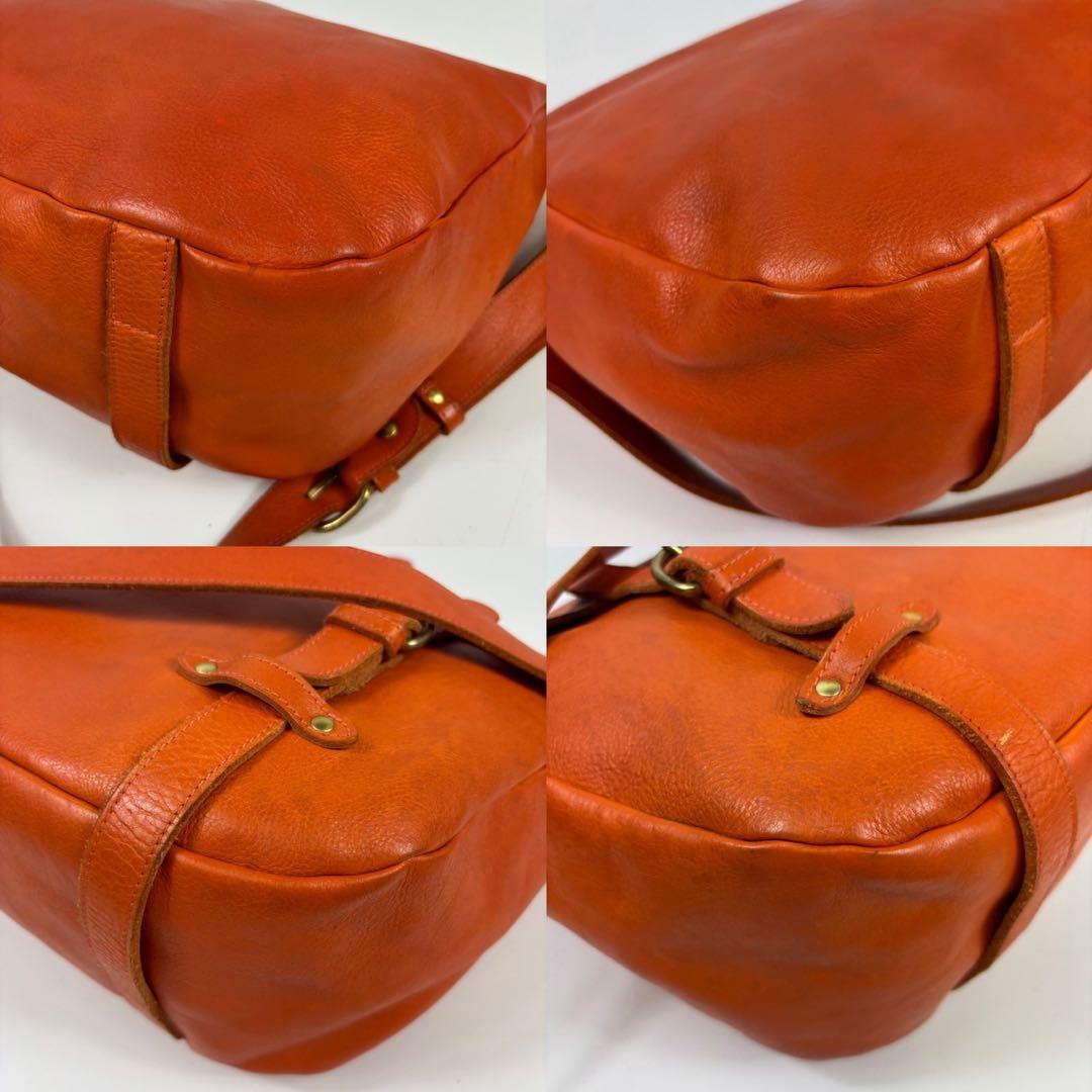 専用イルビゾンテ ショルダー　メッセンジャーバッグ　レザー　本革　茶　216