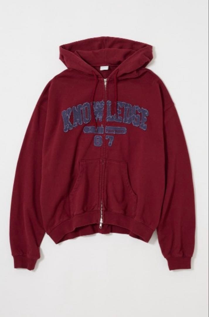 Moussy COLLEGIATE ZIP フーディー　パーカー