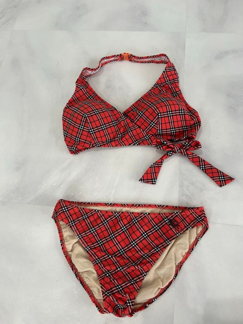 バーバリー　チェック柄 ビキニ3点セット