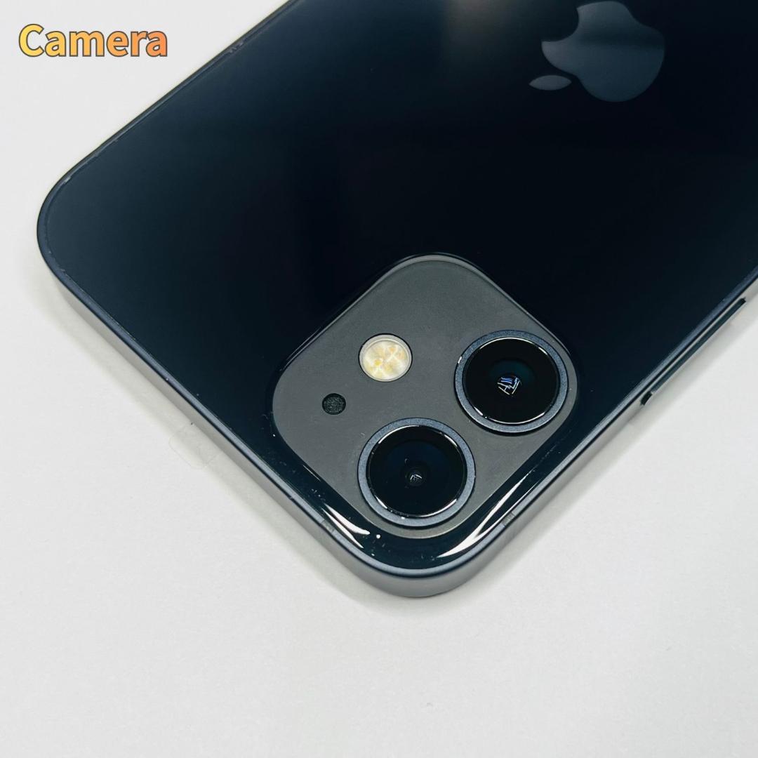 美品 iPhone 12 mini 128GB ブラック バッテリー100％