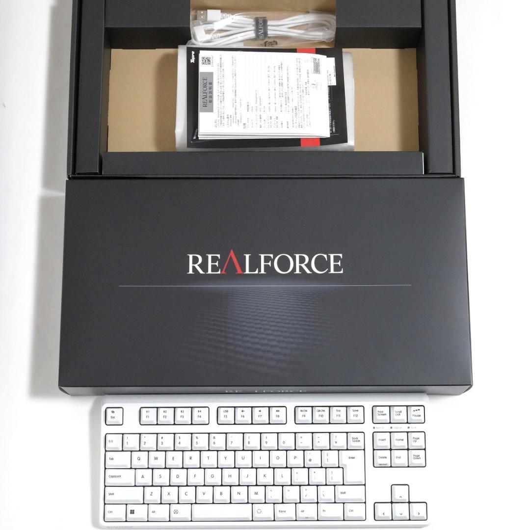 東プレ REALFORCE R4 キーボード R4HC21 リアルフォース 白