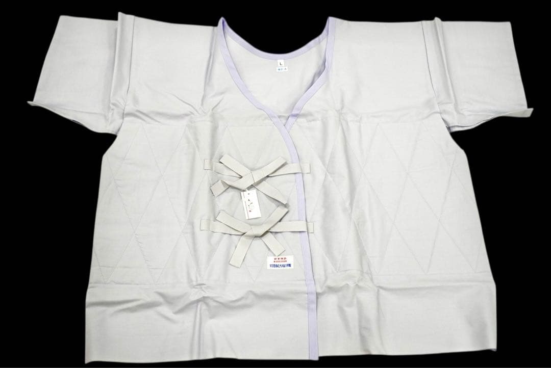 あしべ織 汗取り肌襦袢-れん- グレー(Lサイズ)