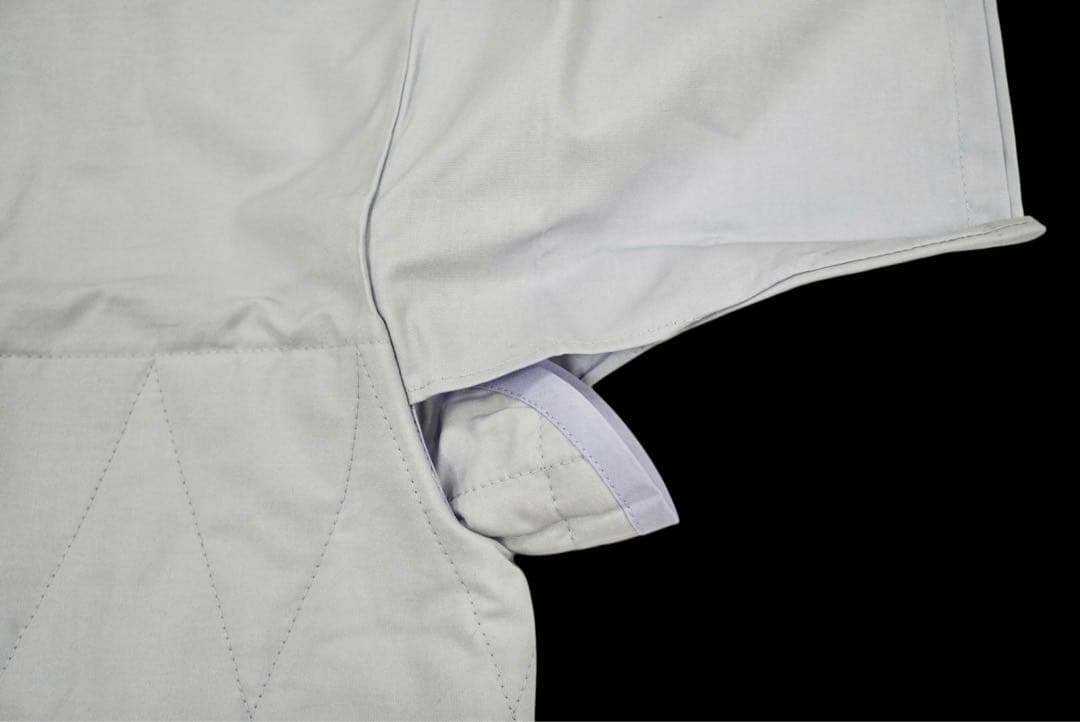 あしべ織 汗取り肌襦袢-れん- グレー(Lサイズ)