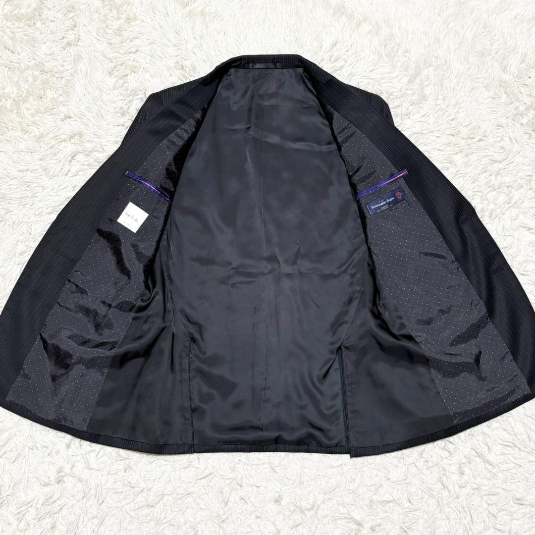 極美品 現行 ポールスミス スーツ セットアップ ゼニア生地 総柄