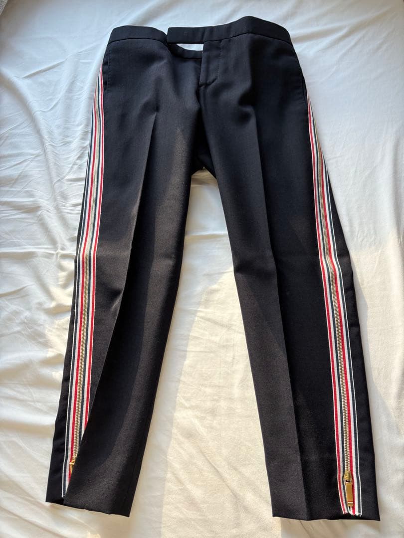 THOM BROWNE ネイビー　スラックス サイズ1