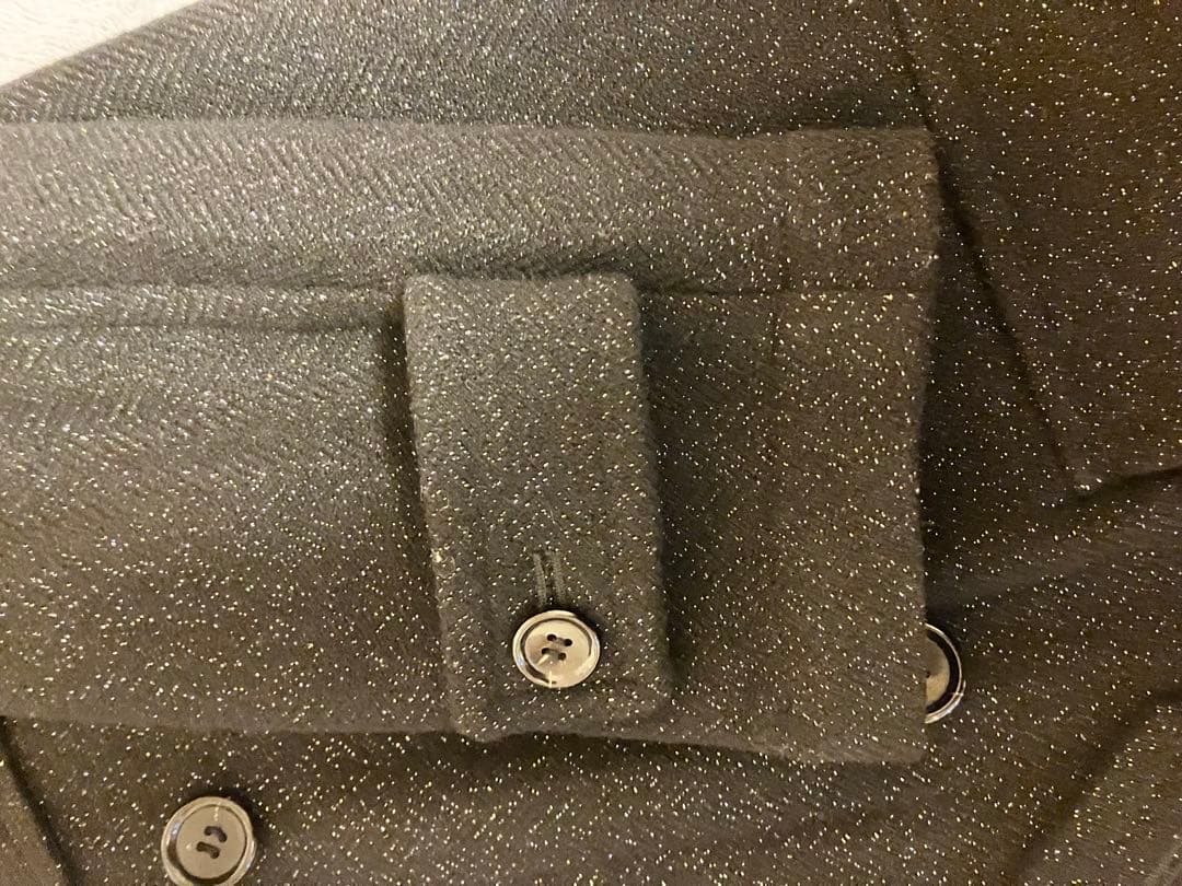 コムデギャルソン ラメロングダッフルコート2019AW