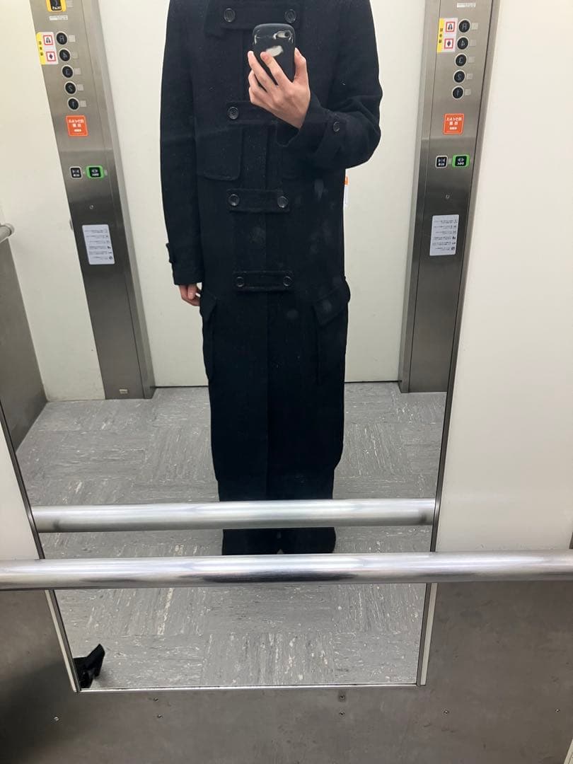 コムデギャルソン ラメロングダッフルコート2019AW