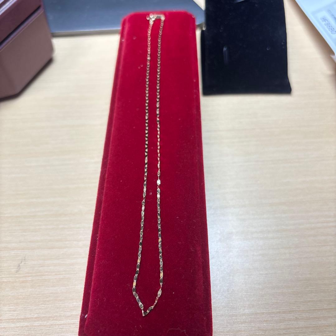 ゴールドチェーンネックレスK18