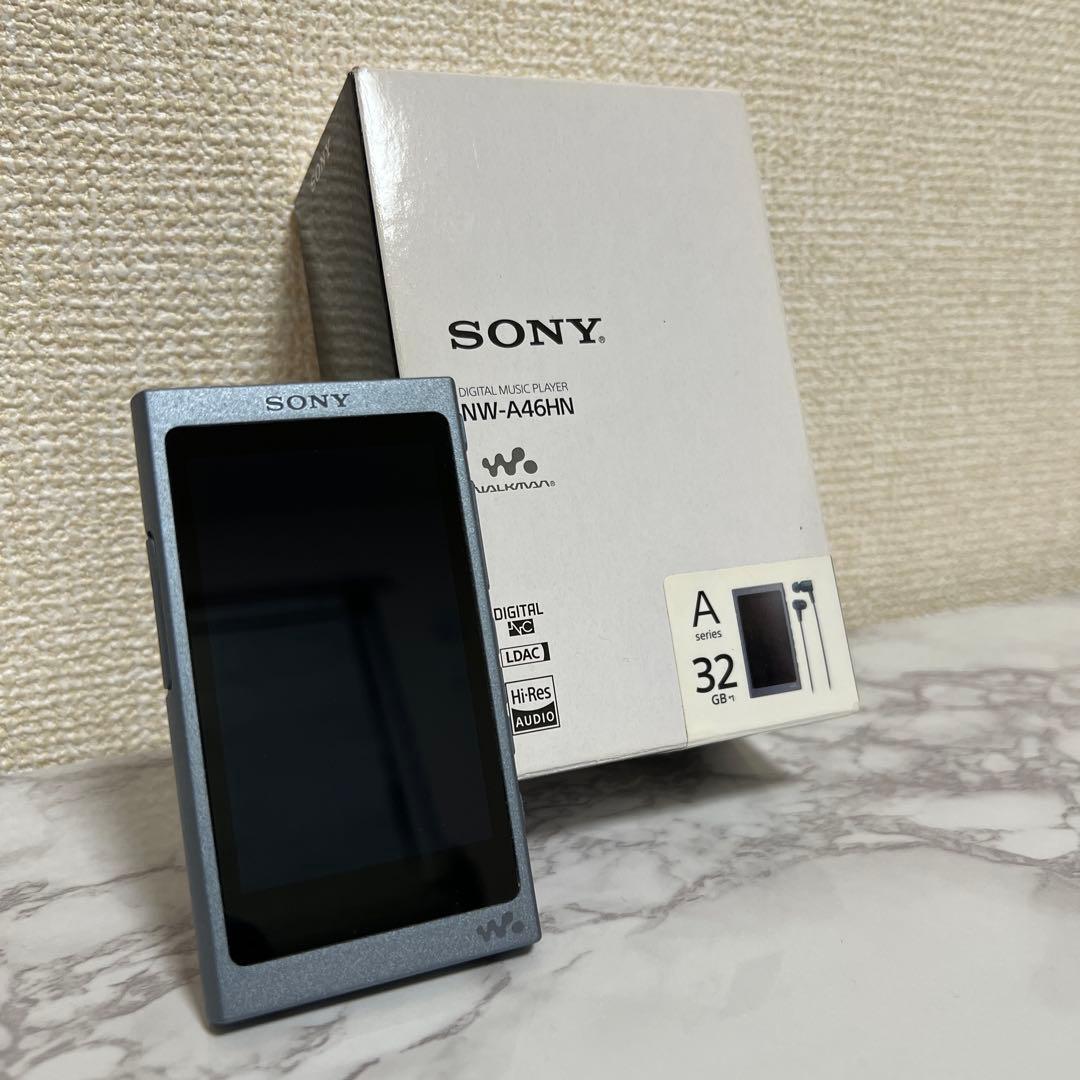 【美品】SONY WALKMAN〈NW-A46HN〉32GB ムーンリッドブルー